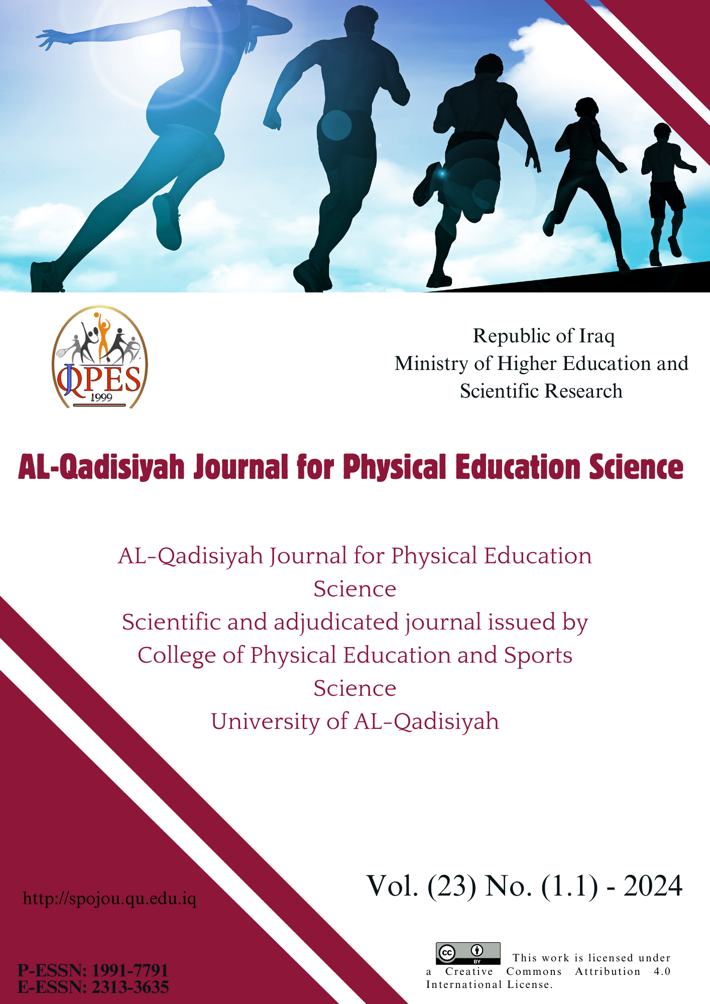 					View Vol. 23 No. 1.1 (2023): Al-Qadisiyah Journal for Physical Education Science
				